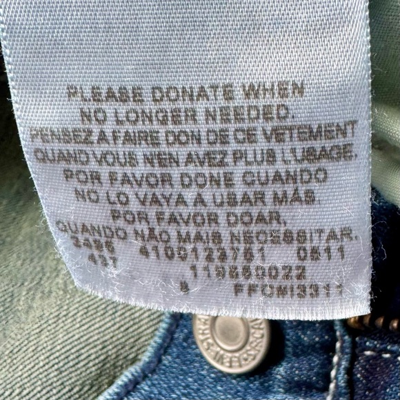 Vintage Levi’s 524 Too Superlow Button Flap Back Pockets w/ Button Closure Jeans - Picture 13 of 16